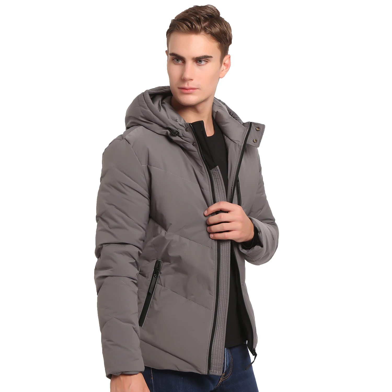 Бренд Just For Outerpass, повседневная мужская куртка на белом утином пуху, осенне-зимняя теплая длинная пуховая парка, мужское водонепроницаемое плотное пальто