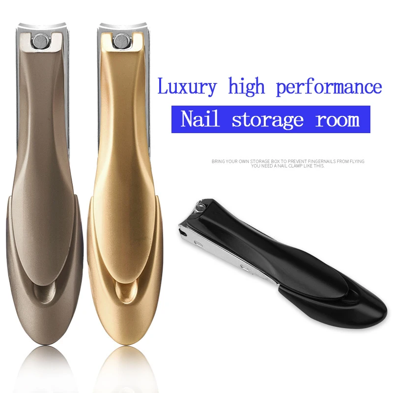 

Stainless Steel Fingernail & Toenail & Slant Edge Nail Cutter Trimmer Set with Metal Case