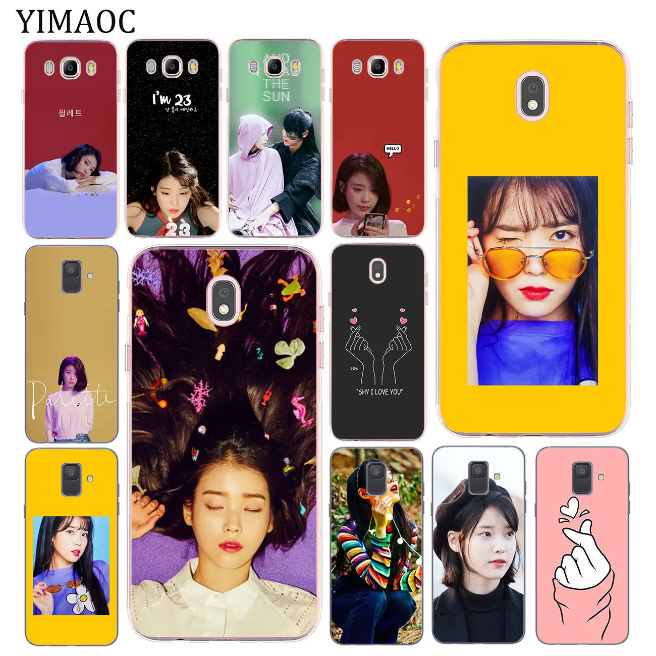 Мягкий силиконовый чехол kpop singer IU для Samsung Galaxy J8 J3 J4 J5 J6 J7 Duo 2017 A2 Core A5 2016 A9 A8 A7 A6 Plus