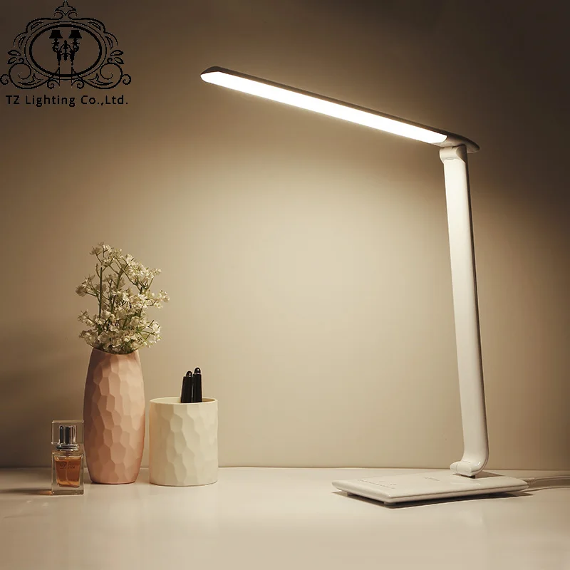 

TZ Flexible Bright Led Table Lamp For Reading Work Office Study Desktop Dimmable Flexo Light 10DV 9W Bureaulamp Desk Luminaria