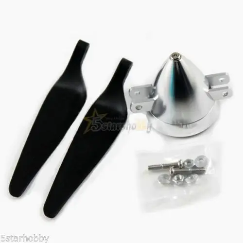 

FP 40mm Aluminum Spinner 3.2mm Hub Spinner with 9x5'' Folding Propeller for RC airplane