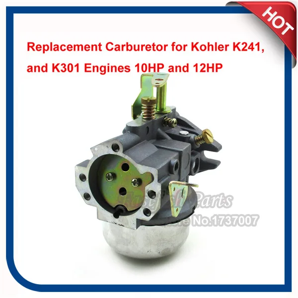 С помощью сменного карбюратора Kohler K241 и K301 10HP 12HP двигатель из чугуна Моментальное