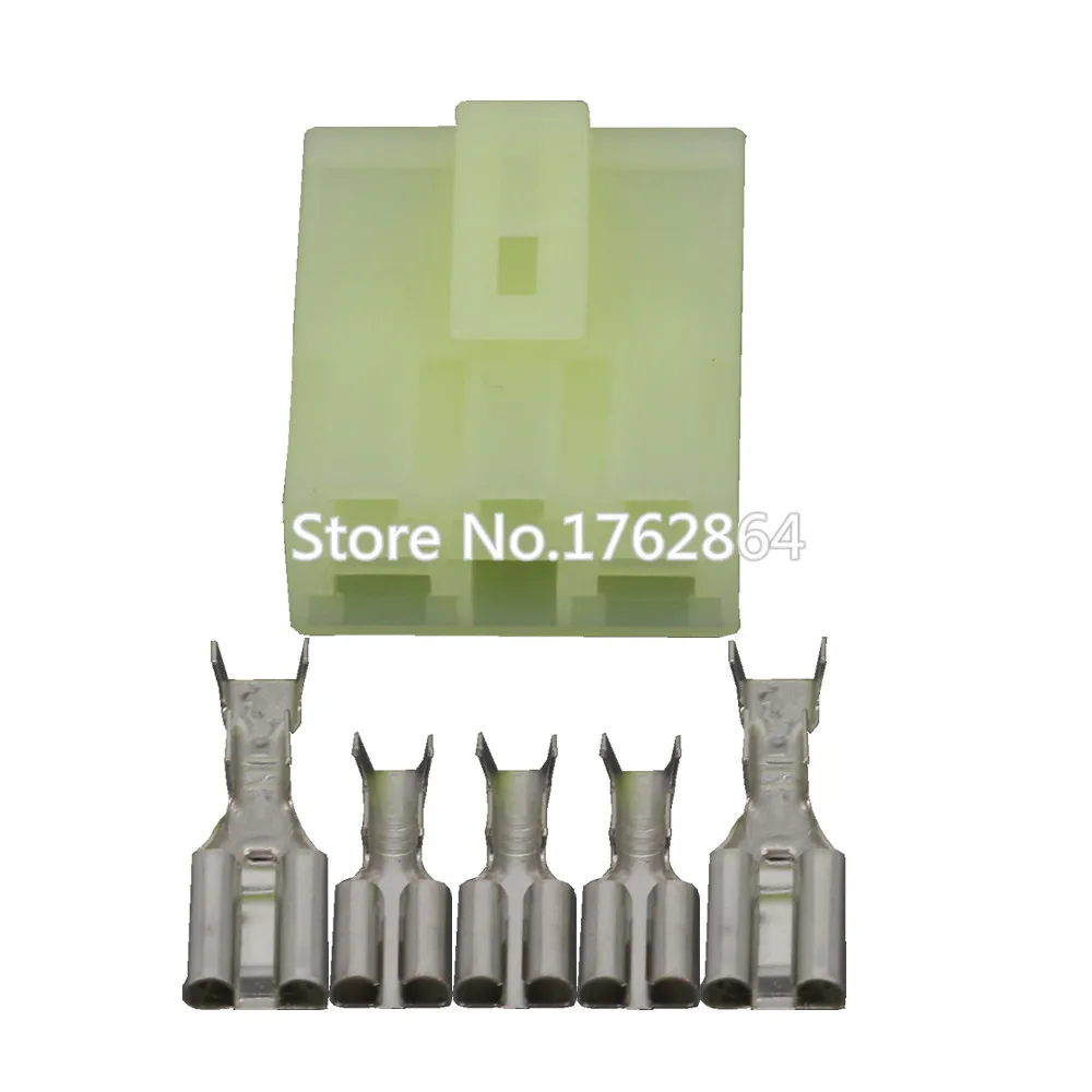 

5 Pin Composite Automotive Connectors Motorcycle Connectors with Terminals DJ70510-6.3 7.8-21 5P