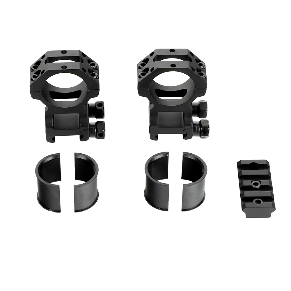 ohhunt Rock-Solid 25.4mm 30mm Scope Picatinny Rings Hunting Tactical Riflescopes Mounts With Top Rail For AK 47 AR15