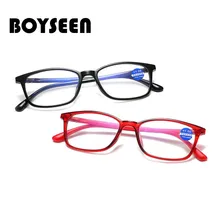 Раза Сверхлегкий пресбиопии линз синий свет очки для чтения дальнозоркостью очки унисекс очки+ 1,0 1,5 2,0 2,5 3,0 4,0 11661