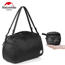 Naturehike Unisex 20D Nylon Folding Sport Bags Lightweight Outdoor Handbag Bags For Travel Cycling Swimming Storage Bag 32L 145g