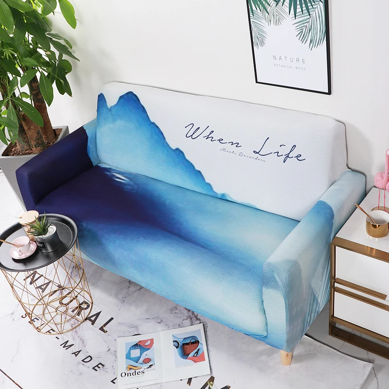 Скандинавские эластичные Чехлы секционный эластичный чехол на диван для диван в гостиной покрытие L форма покрывало на кресло один/два/три сиденья