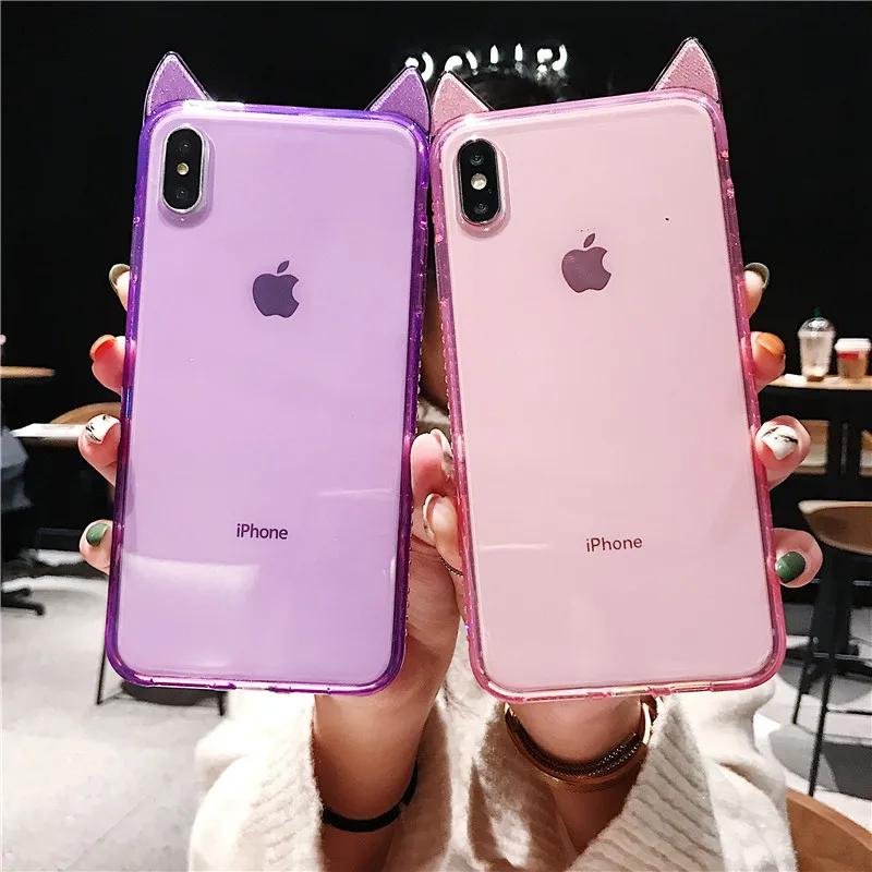 

Case For iphone X XR XS max case Transparent Soft TPU cover For iPhone X XS XS MAX XR 8 7 6 6S Plus Phone case Fundas Coque Capa