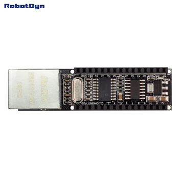 

Nano V3 Ethernet Shield - ENC28J60. For use with Arduino Nano