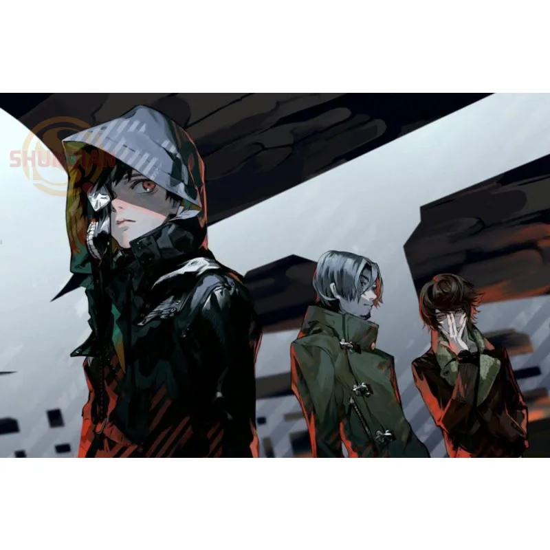 

Best Nice Custom Tokyo Ghoul Poster Good Quality Wall Poster Home decoration Silk Poster For Bedroom cd%54