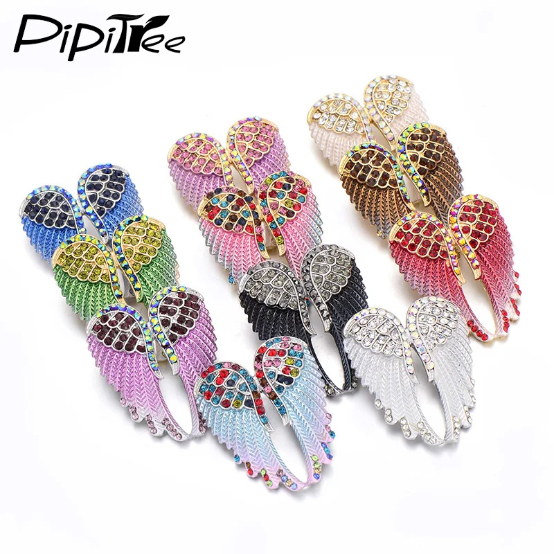 Love Shoes Schoenclips voor dames in verschillende kleuren, strik van strass, afneembare broche voor elegante schoenen, hanger voor schoenen, smart clip, 55 x 45 mm, Metaal