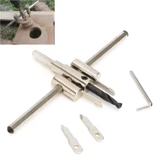 Alloy Adjustable Circle Hole Cutter Set with Wood Hole Saw Metal Drill Bit Cutter 40mm 200mm