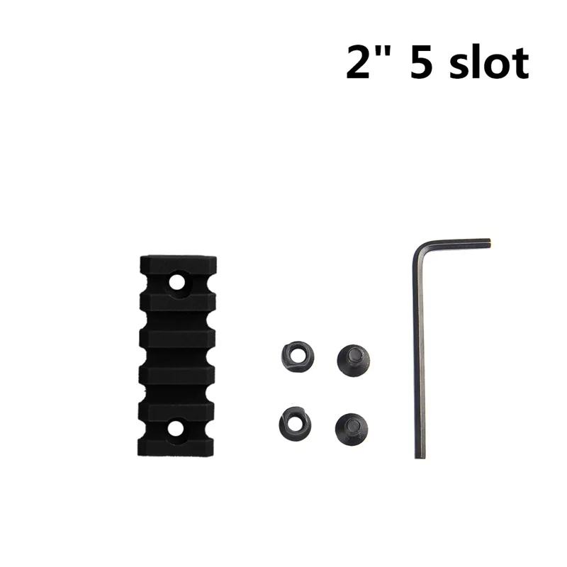 3 Sizes 2 5 Slot  3 7 Slot  5 13 slot Plastic Keymod Scope Mount (9)