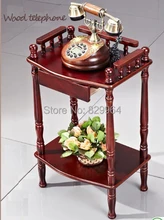 New Promoter of classical solid wood dining car wooeden dining car carts wood table Telephone stand