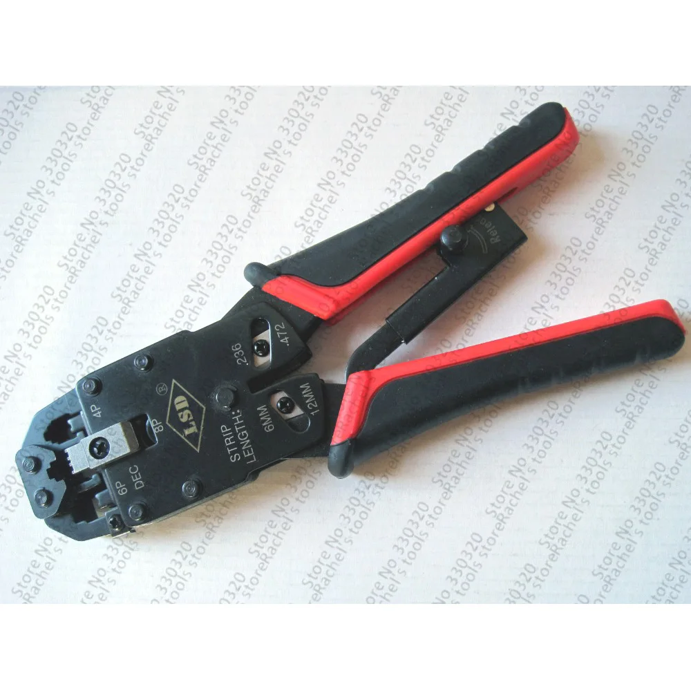 

Cable Lan Network wire Crimper Pc Network Tool for crimping Rj45 Rj11 Rj12 8p/6p/4p LT-2008R