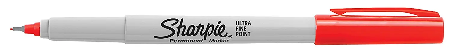 12 шт. Американский маркер Sharpie 37002 Перманентный ультратонкая точечная масляная