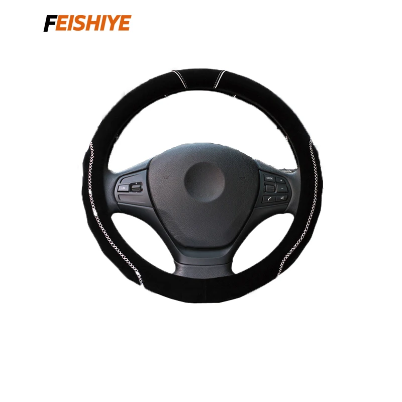 FEISHIYE ISO9001 Steering Wheel Cover Feel Comfortable Wheel Cover