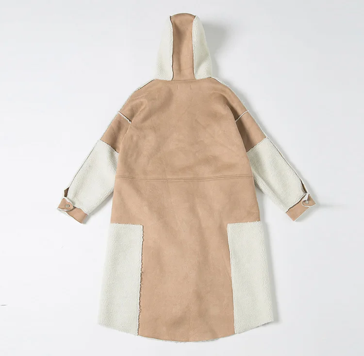 suede leather coat camel 11