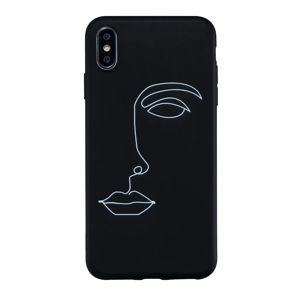 Абстрактный силиконовый чехол для Coque iphone XS Max X XR чехол мягкий TPU чехол для телефона s для iphone 7 8 6S 6 Plus 11 11 Pro Max чехол