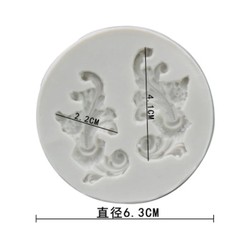 Рельефная Симметричная Ретро силиконовая форма помадка форма для украшения торта инструмент для шоколада, форма для мастики, Sugarcraft, кухонный гаджет - Цвет: 0339