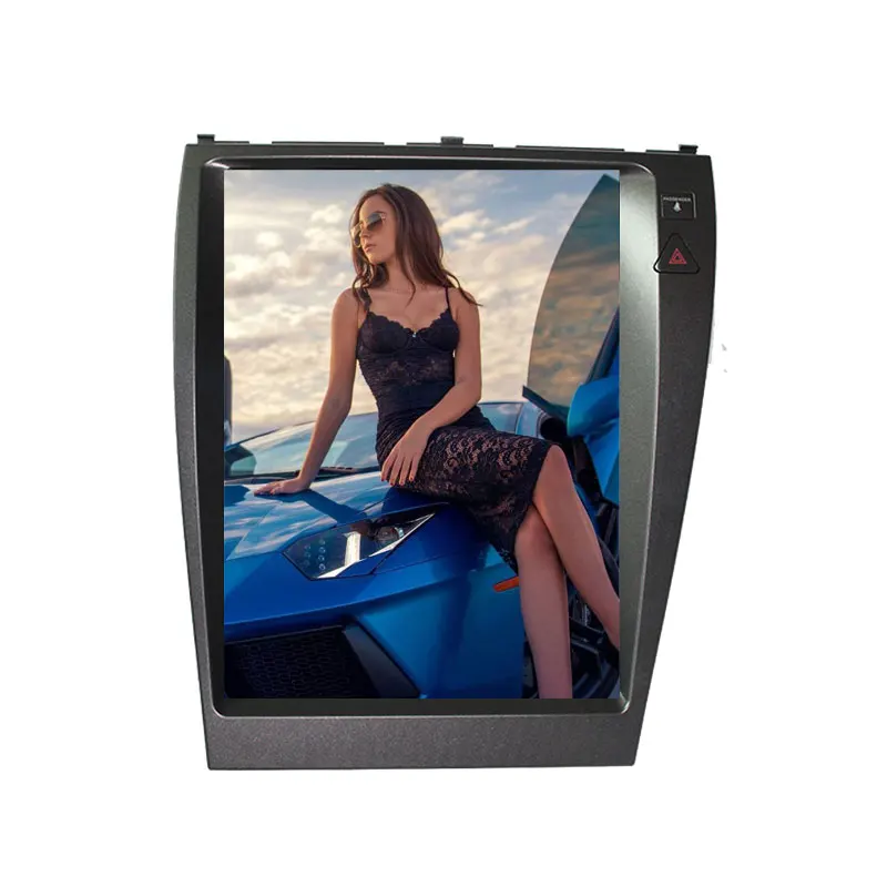 Top Tesla style Android 8.1 Car GPS Navigation head unit multimedia radio tape recorder no DVD player radio For Lexus ES ES240 ES350 3