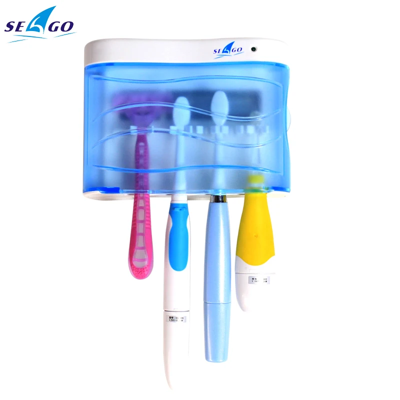 Wall-Mountable UV Toothbrush Sterilizer Bacteria Sterilization Toothbrushes Holder Eliminate Bacteria Toothbrush Sanitizer