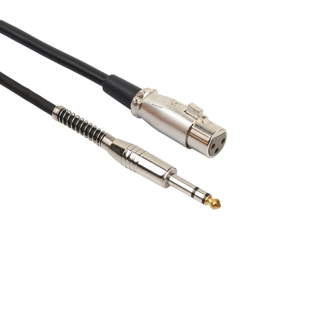 REXLIS микрофонный кабель 6 35 мм Jack Male XLR 3PIN Женский аудио адаптер Кабели шнур линии