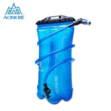 AONIJIE TPU Hidratación Vejiga Bolsa de Agua Hombres Mujeres Deporte Al Aire Libre Riding Corriendo Acampar Camelback Plegable Titular de Agua 1.5L/2L/3L