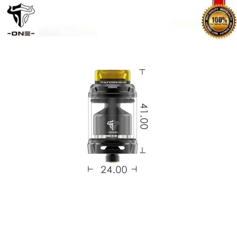 Оригинальный ThunderHead Creations Tauren One RTA Vape Tank 24 мм 2 мл/4 5 мл распылитель с одной катушкой