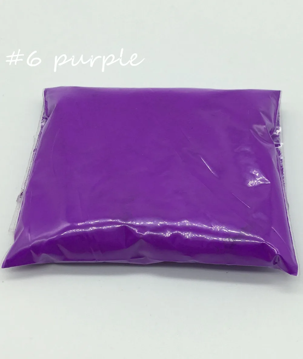 

Purple Color Fluorescent Powder phosphor Pigment for Paint, makeup,cosmetic ,soap,for Neon powder Nail Art Polish