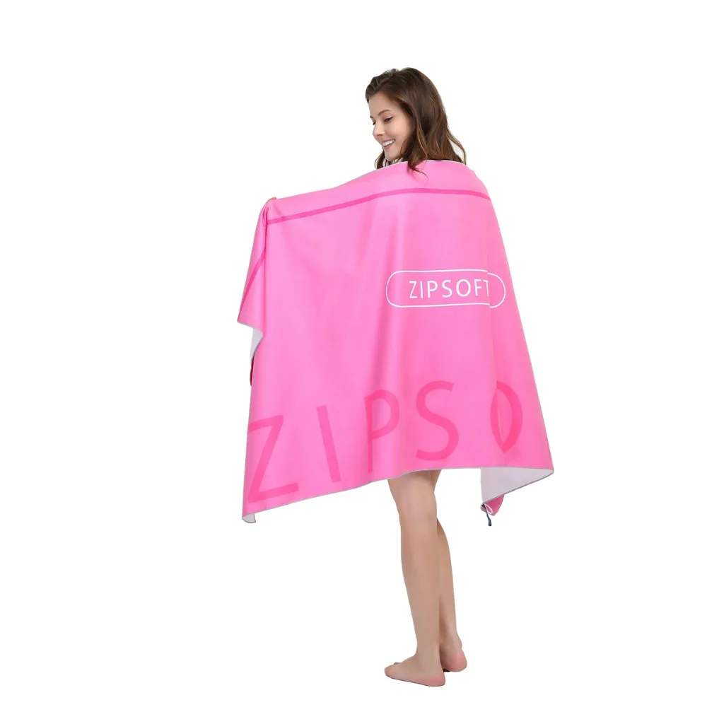 

Zipsoft Microfiber Beach towel Large Size Traveling Quick dry Sports Printed Swimming Bath Camping flowers Christmas gift New