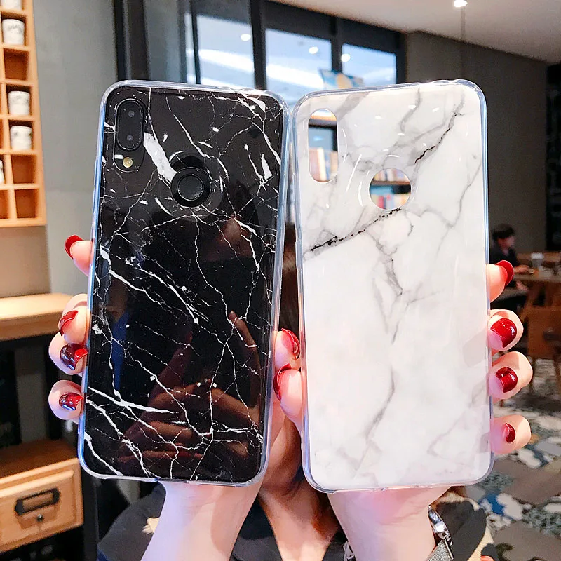 

Marble Case For Xiaomi Mi8 Mi9 Redmi Note 6 7 pro Note5 Luxury Glossy Soft Silicone Cover For Xiaomi Mi6 Mi8lite Coque Fundas