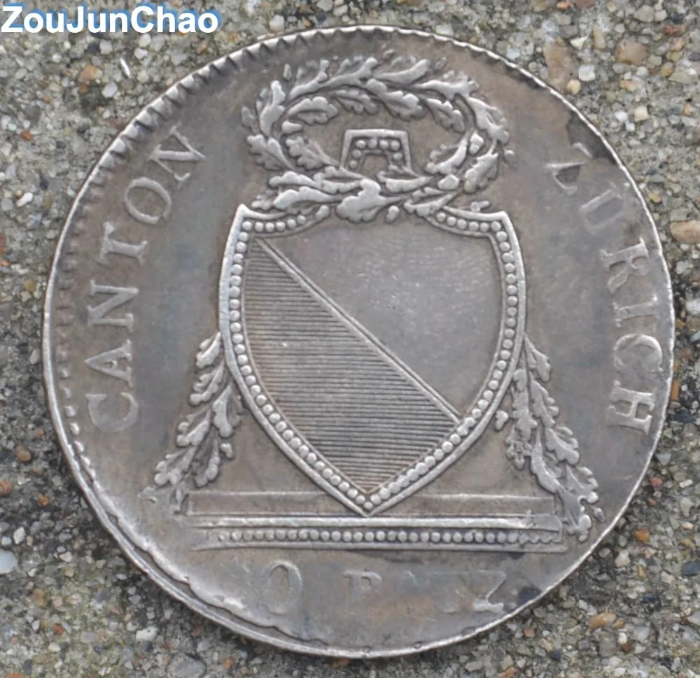 

Switzerland Zurich Coins 1813 Batzen 90% Silver Copy Coin Kinds to Make Old Style