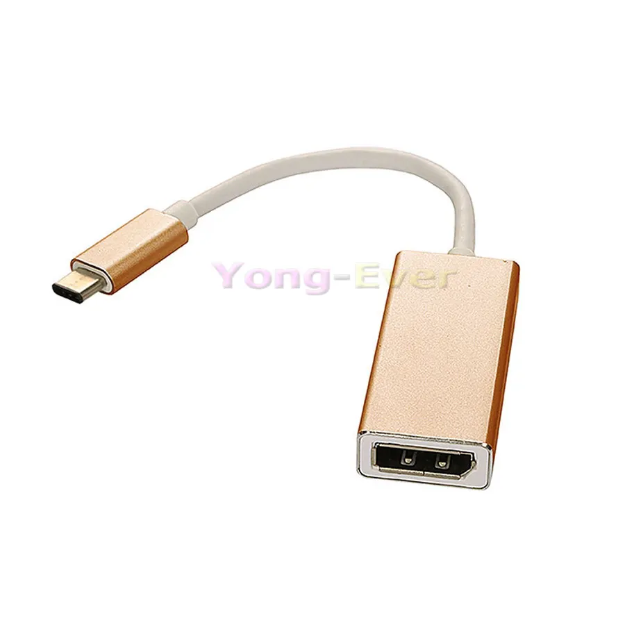 Кабель преобразователь USB 3 1 Type C папа DisplayPort DP мама 4K HDTV цифровой адаптер кабель