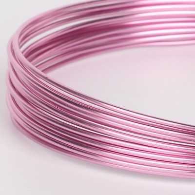 Soft Pink Aluminium Wire Beading Cord Wire For Bracelet Necklace Jewelry Making DIY Jewelry Accessories