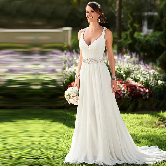 Flowing Wedding Dresses