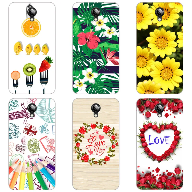 

132 styles Beautiful landscape flower Patterns Painting Colored Soft tpu Case For Vodafone Smart Prime 7 Prime7 Print Phone Case