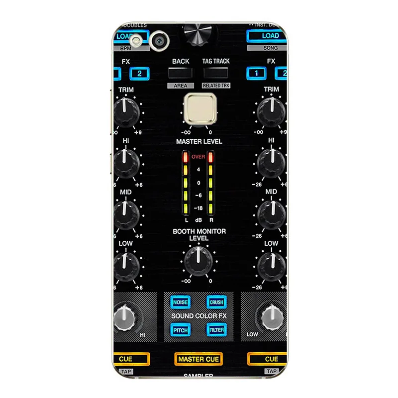 Мягкий силиконовый чехол для телефона Ddj dj music 2018 из ТПУ Huawei P9 P10 P20 Lite Mate 9 10 Honor V9 Por