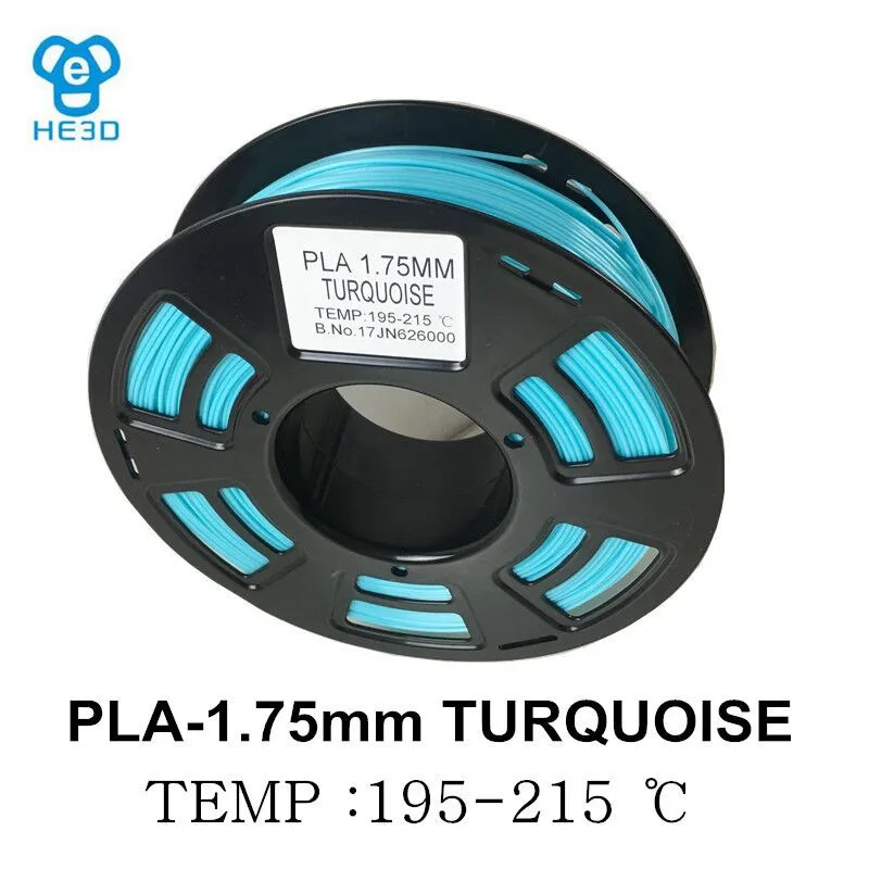 He3d Pla Turquoise 3d Printer Pla 1 75mm Material 1kg 2 2lb Diy 3d Printing Filament 3d Printing Materials Aliexpress