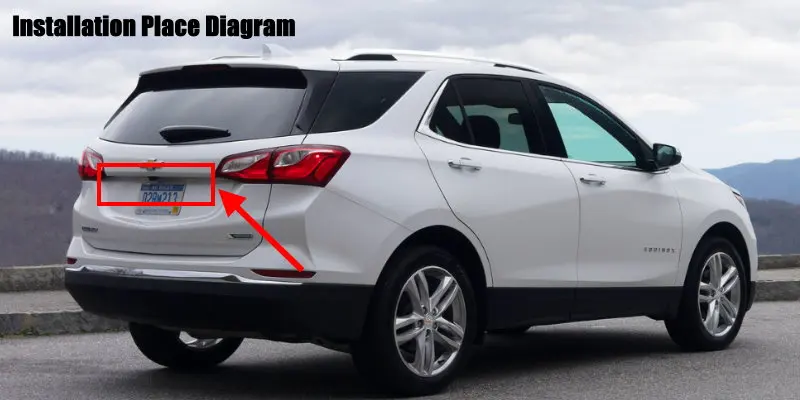 Liislee Parking Back Up Camera  Reverse Rear Camera For Chevrolet Equinox  Holden Equinox 2017 2018  License Plate Lamp OEM car