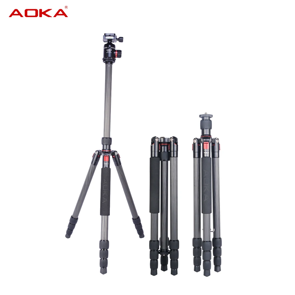 AOKA KR284C Профессиональный дорожный штатив для камеры SLR DSLR Canon Nikon Sony Digital Video gopoor Action