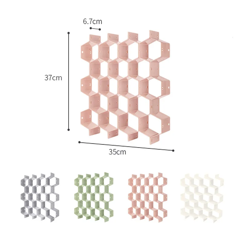 Регулируемый ящик сотовая доска перегородка разделитель коробка-разделитель DIY Сетка органайзер для хранения ячеек Сортировка Трусики Носки