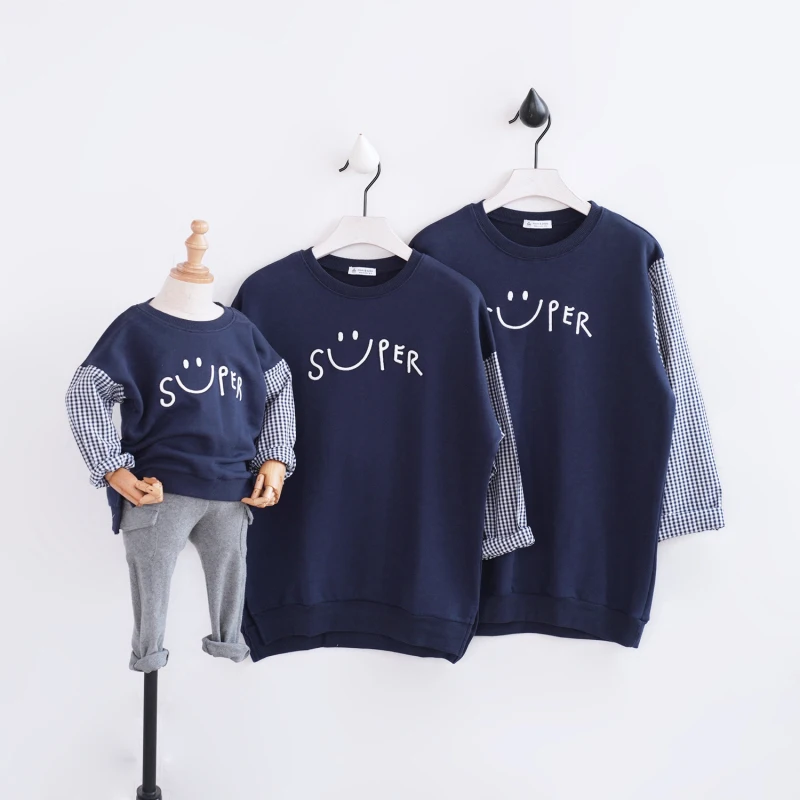 

Family clothing family look mother and daughter clothes sweater family matching clothes father and son family matching outfits