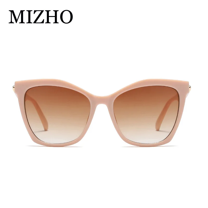 MIZHO Fashion Square Style Gradient Star Sunglasses Women Retro Brand Design Yellow Cateye Sun Glasses Ladies Oculos De Sol 