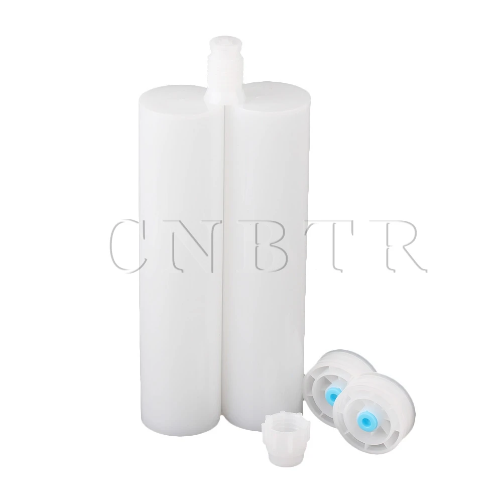 

CNBTR Plastic Industrial 600ml 1:1 AB Glue Dual Cartridge Barrel for Dispensing Gun