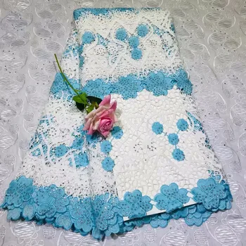 

Best Selling Water Soluble Lace Fabric,african Guipure Lace Fabric Free Shipping,colourful Cord Lace Fabric For Dress!(WDLY-2-19