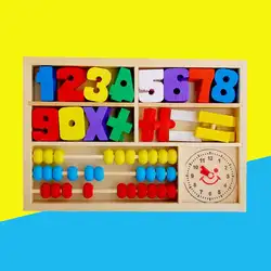Деревянная головоломка для детей обучения математике коробка игрушки многоцелевой математика развивающие