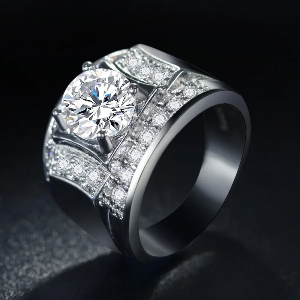 NEW ARRIVAL elegant RING Silver color durable Plated exquisite Ring
