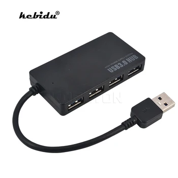

kebidu 2018 new usb hub 5Gbps high speed usb 3.0 hub 4 ports USB Splitter Adapter For PC Laptop