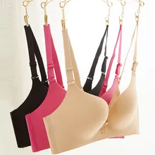 3 Color A/B/C Cup Women Fashion Comfortable Solid Adaijustable Push Up Seamless Bra Wire Free Underwear Intimates Lingerie 212
